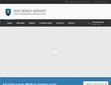 Tablet Screenshot of edildomusimpianti.com